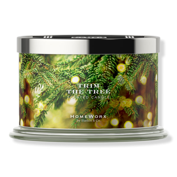 HomeWorx Trim The Tree 4Wick Scented Candle