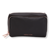 Basics Black Double Zip Organizer