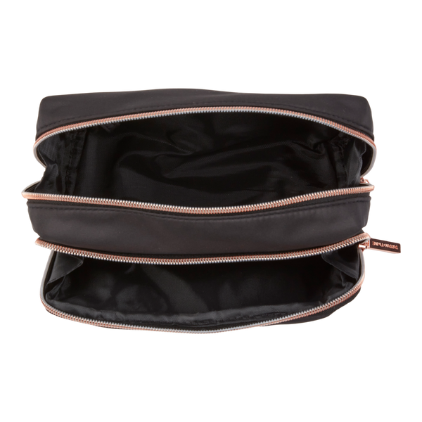 Tartan + Twine Basics Black Double Zip Organizer #3