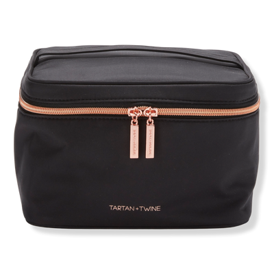 Tartan + Twine Basics Black Train Case