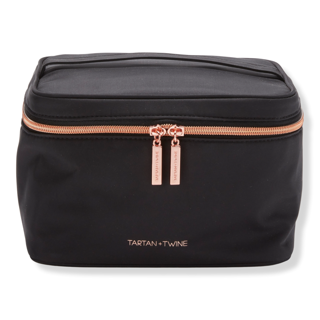 Tartan + Twine Basics Black Train Case