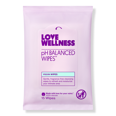 Love Wellness pH Balanced Wipes: Vulva Wipes