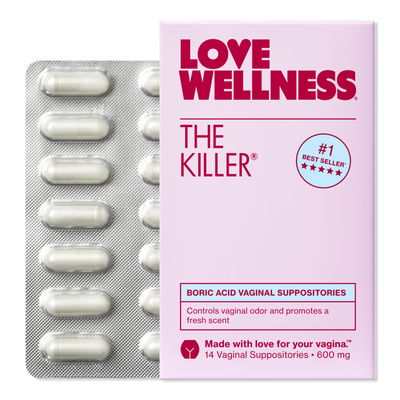 Love Wellness The Killer: Boric Acid Vaginal Suppositories