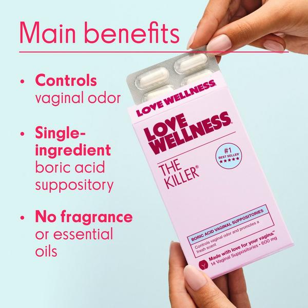 Love Wellness The Killer: Boric Acid Vaginal Suppositories #3