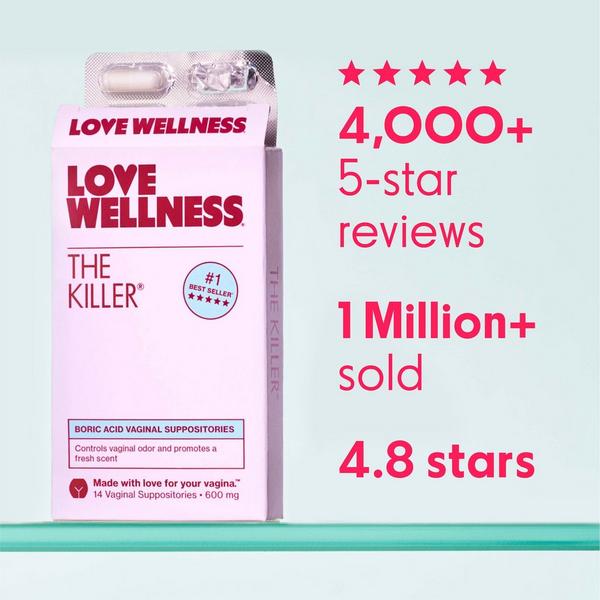 Love Wellness The Killer: Boric Acid Vaginal Suppositories #6