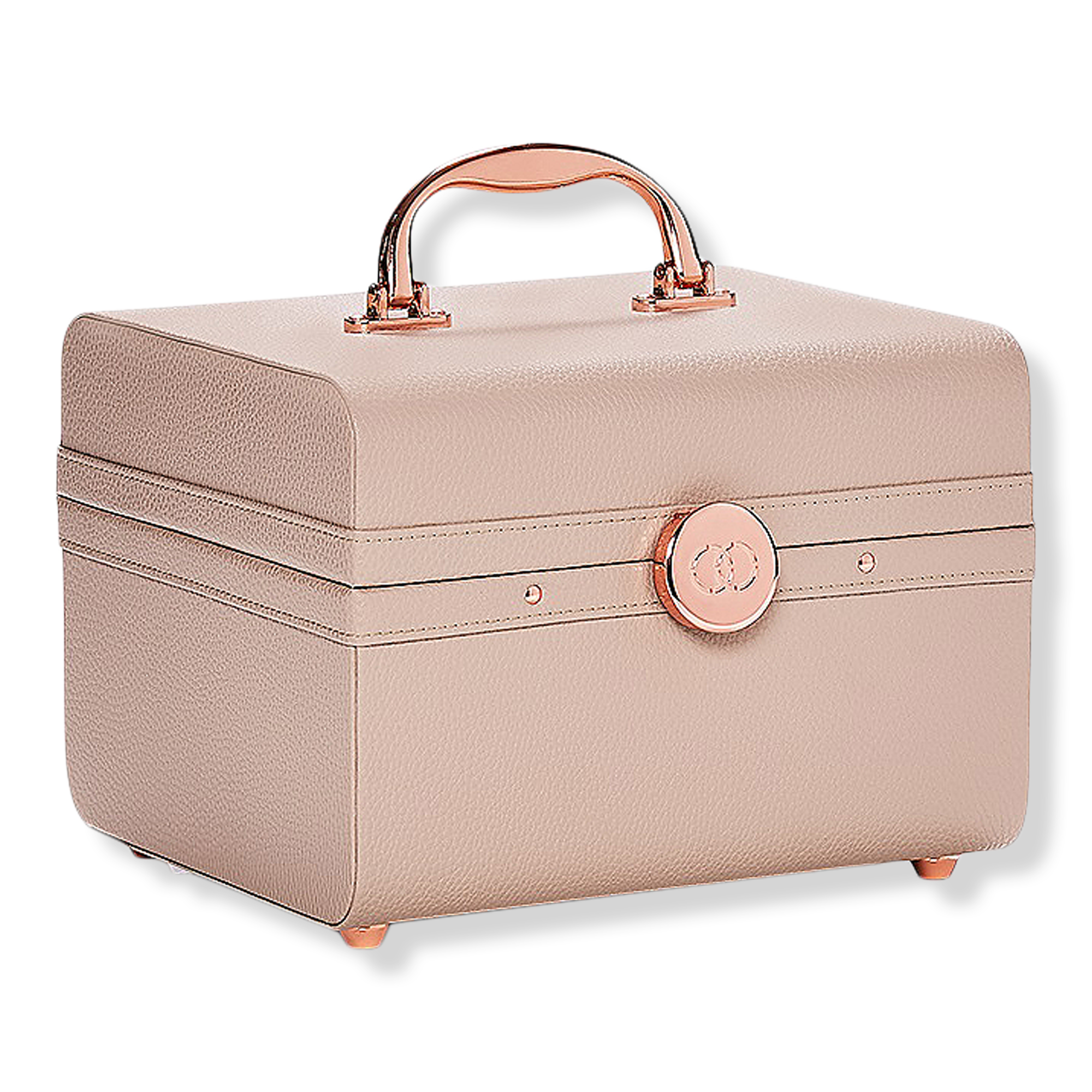 Caboodles Beige Lifestyle Train Case #1