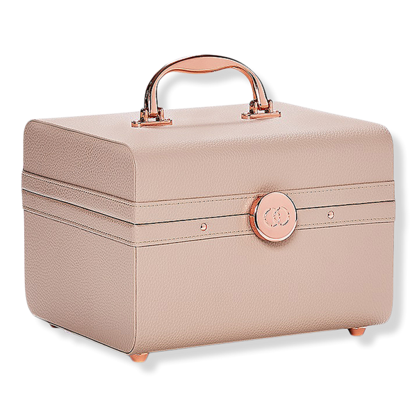 Caboodles Beige Lifestyle Train Case #1