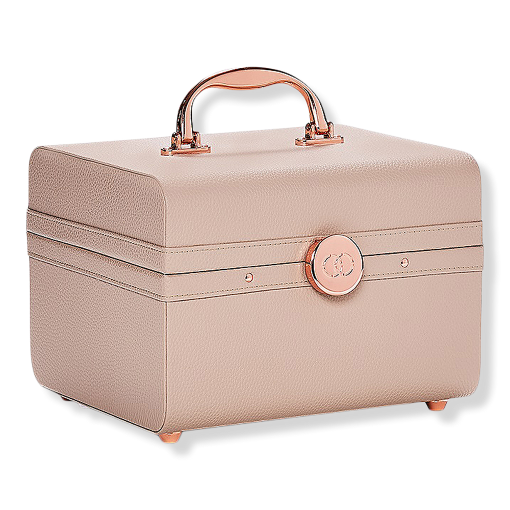 Caboodles Beige Lifestyle Train Case
