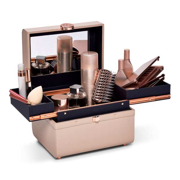 Caboodles Beige Lifestyle Train Case #3