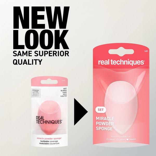 Real Techniques Miracle Powder Makeup Blending Sponge #6