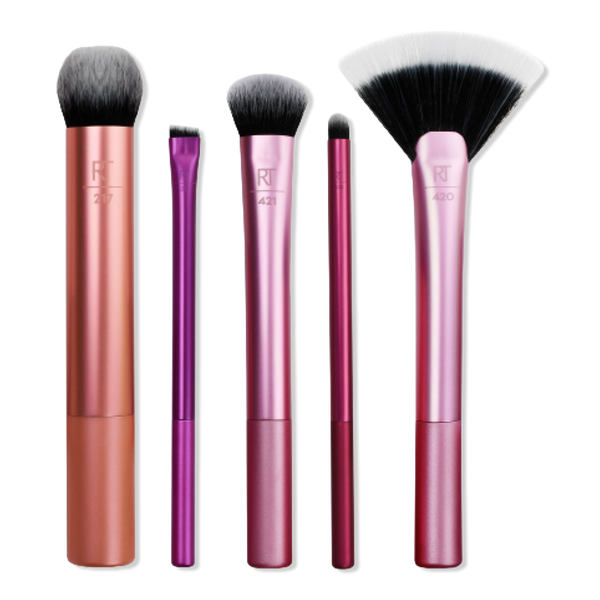 Real Techniques Artist Essentials Face, Eyes, & Lips Makeup Brush Set #1