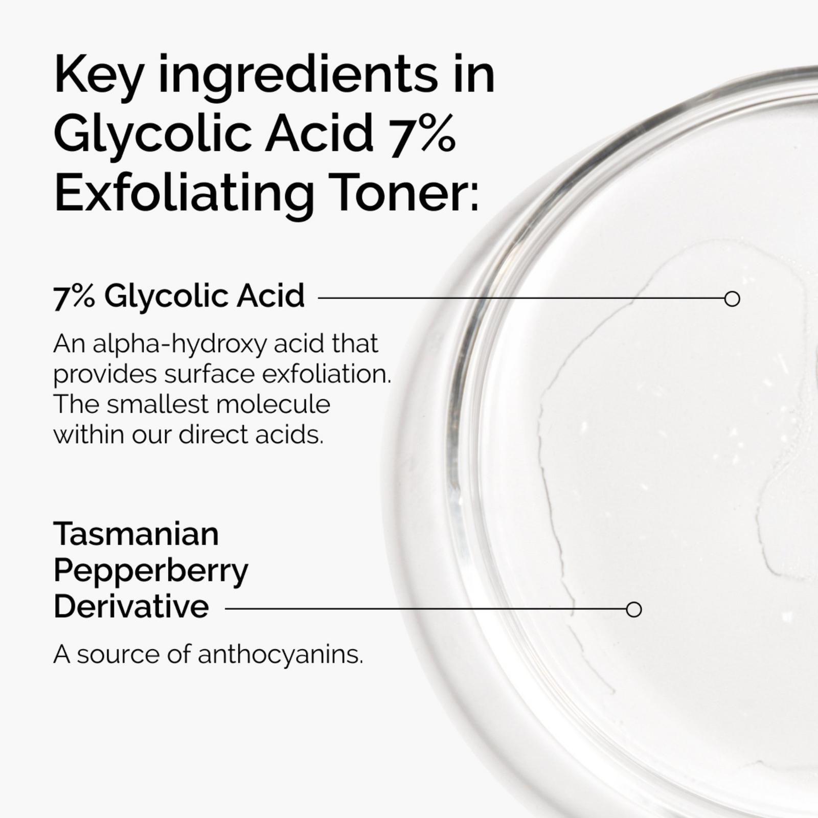 Glycolic Acid 7% Exfoliating Toning Solution