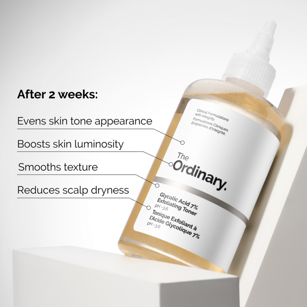 The Ordinary Glycolic Acid 7% Toning Solution : Test and review