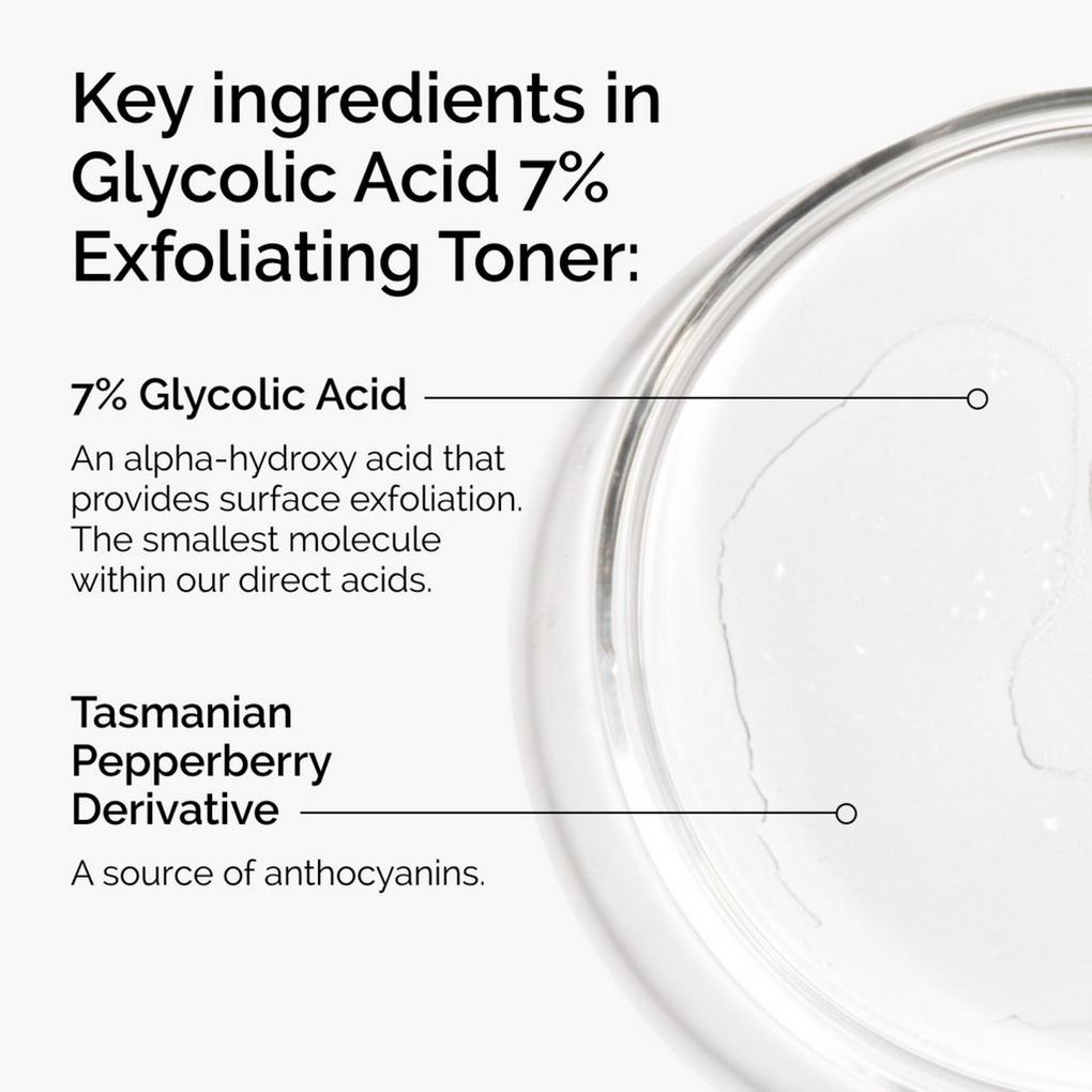 Glycolic Acid 7% Exfoliating Toner The Ordinary 240 ml – Dermatophila