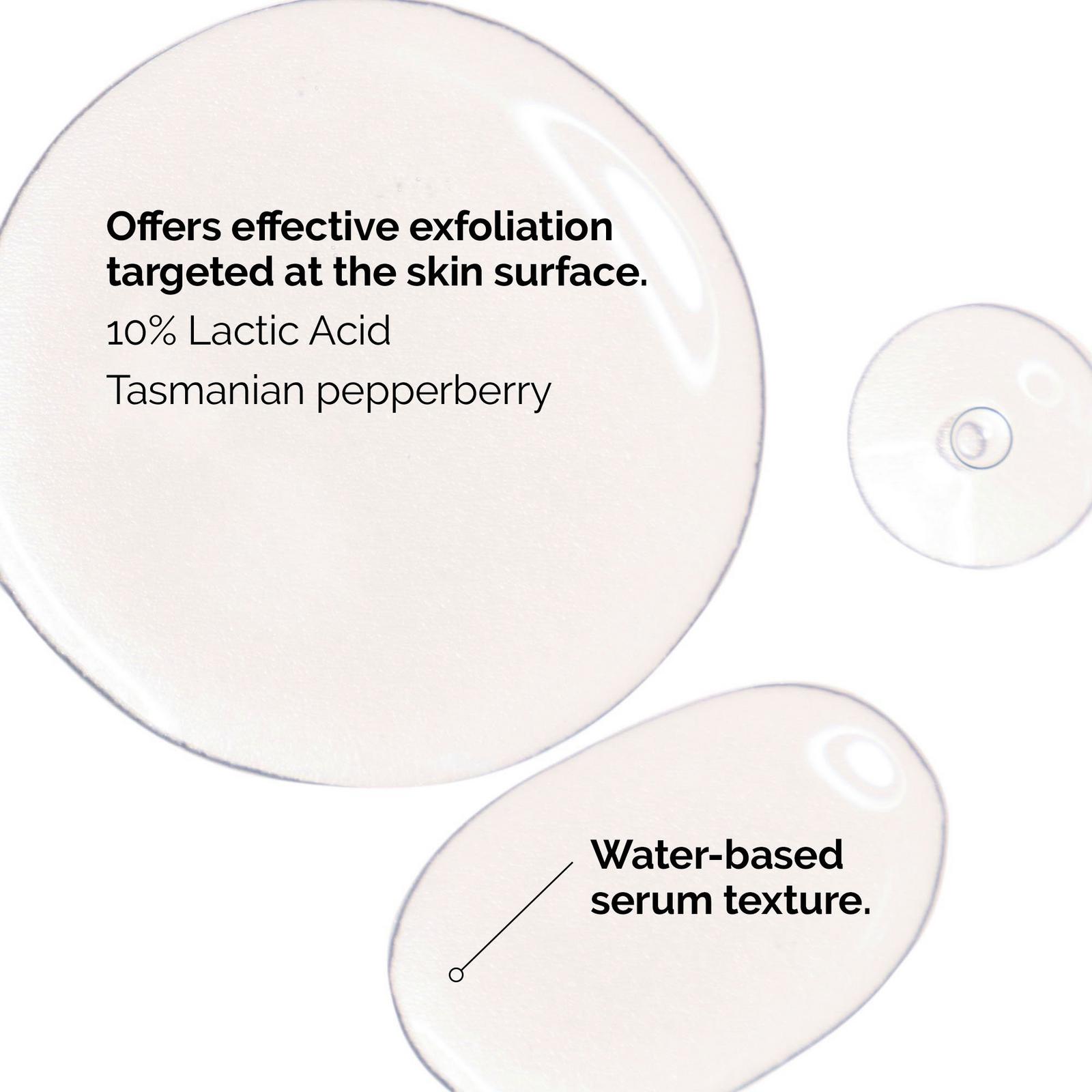 Lactic Acid 10% + HA 2% Exfoliating Serum