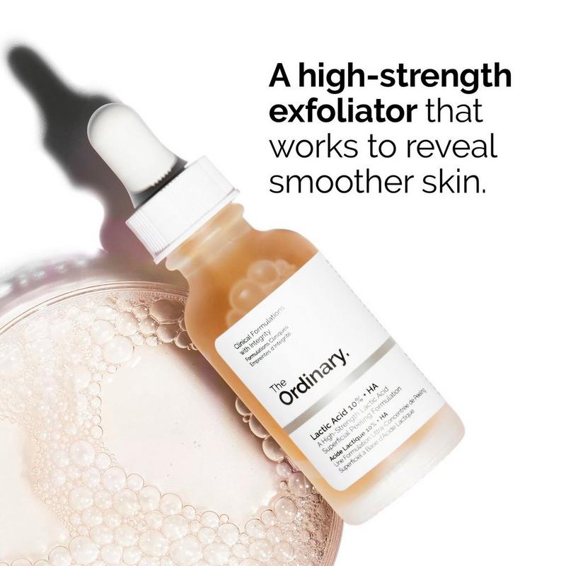 The Ordinary Lactic Acid 10% + HA 2% High-Strength Exfoliating Serum for Uneven Texture #4