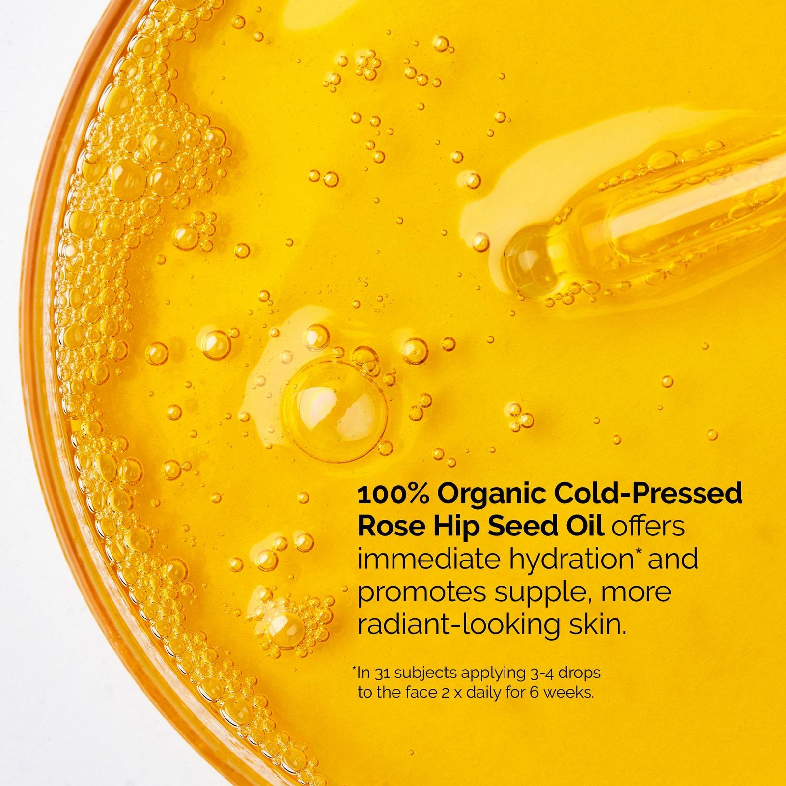 100% Organic Cold-Pressed Rose Hip Seed Regenerative Oil