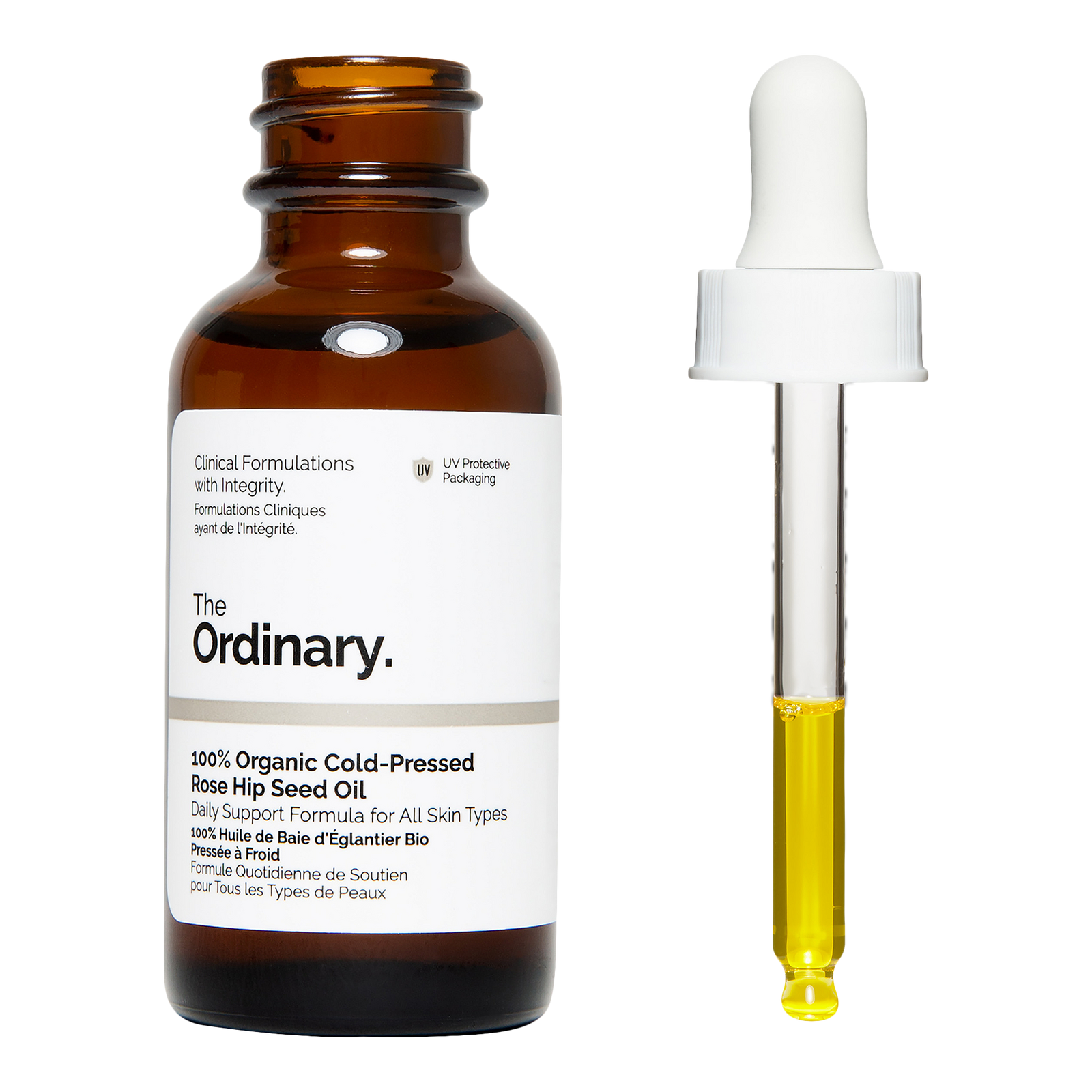 100% Organic Cold-Pressed Rose Hip Seed Regenerative Oil