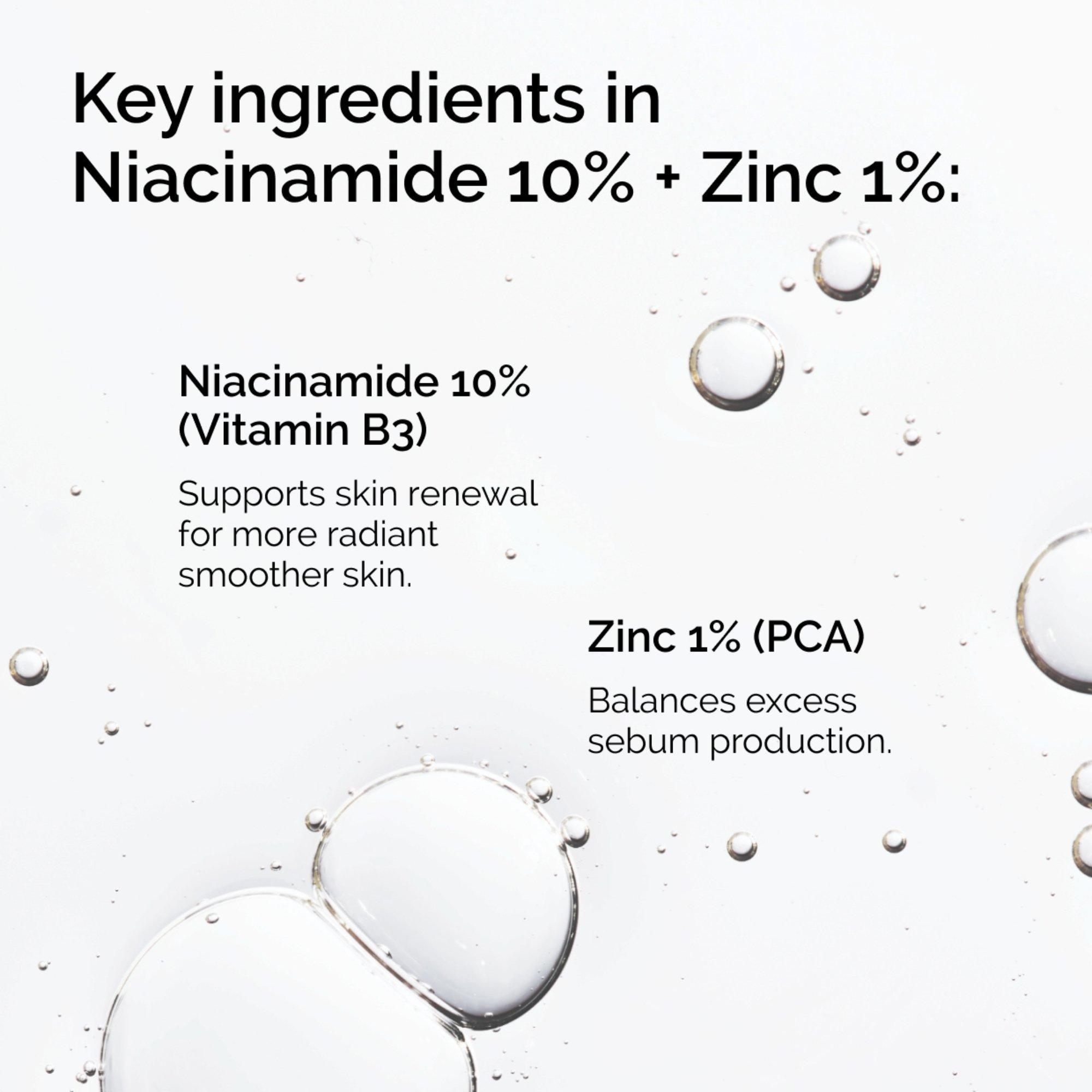 Сыворотка для жирной кожи The Ordinary Niacinamide 10% + Zinc 1% — фото 5