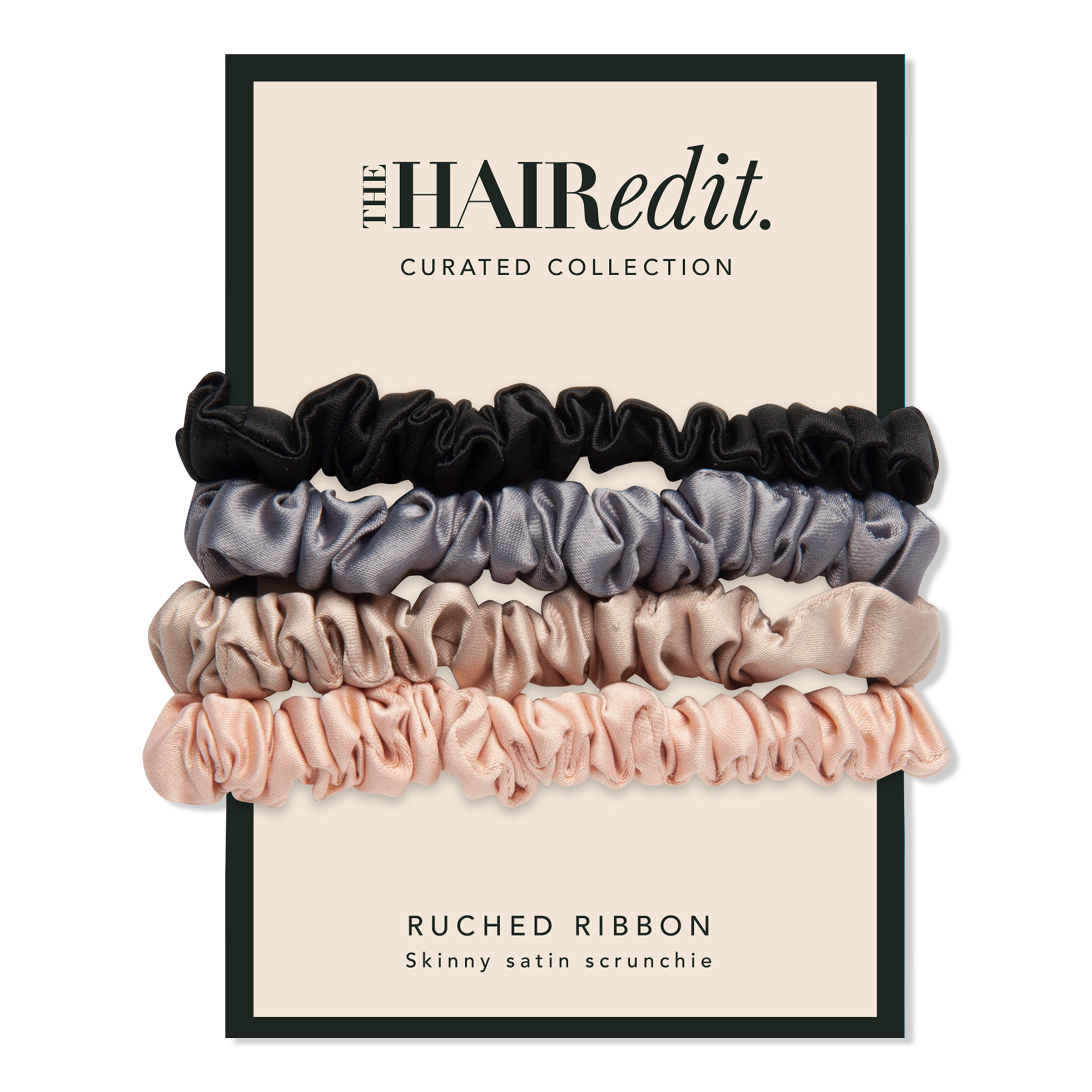 The Hair Edit Multi-Color Ruched Ribbon Scrunchies #1