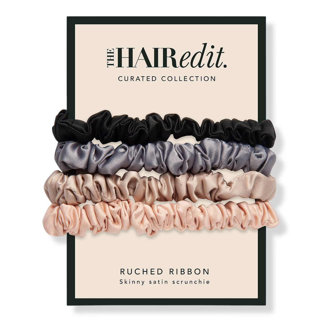 The Hair Edit Multi-Color Ruched Ribbon Scrunchies #1