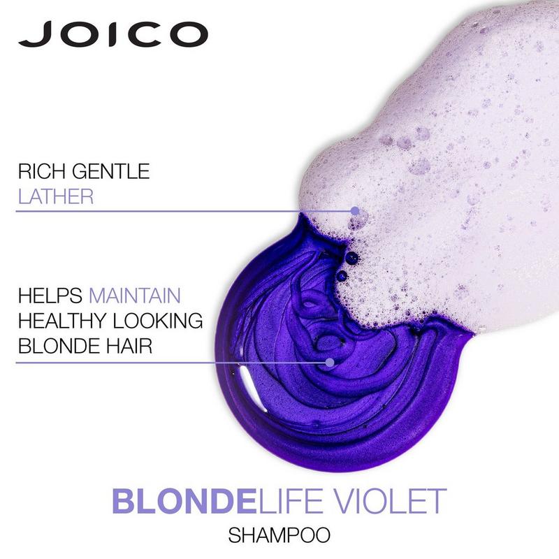 Lot Joico Blonde Life – Shampoing éclaircissant 300 Ml + Démêlant Fortifiant 200 Ml – Neuf