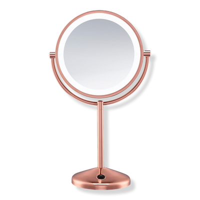 Conair Rose Gold Vanity LED Double-Sided 1X/10X Magnification Mirror