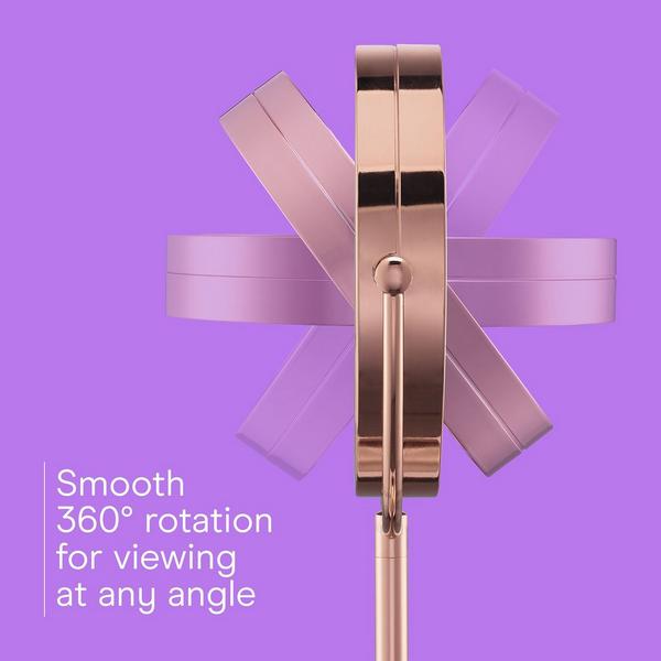 Conair Rose Gold Vanity LED Double-Sided 1X/10X Magnification Mirror #5