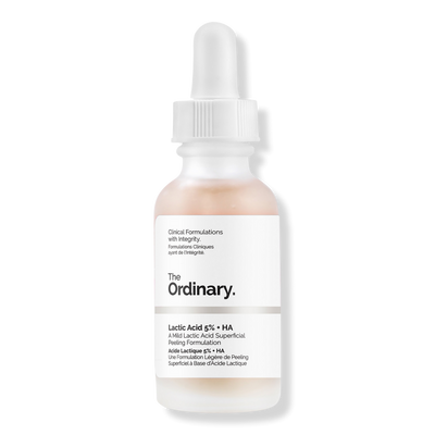The Ordinary Lactic Acid 5% + HA 2% Gentle Facial Exfoliating Serum for Uneven Texture