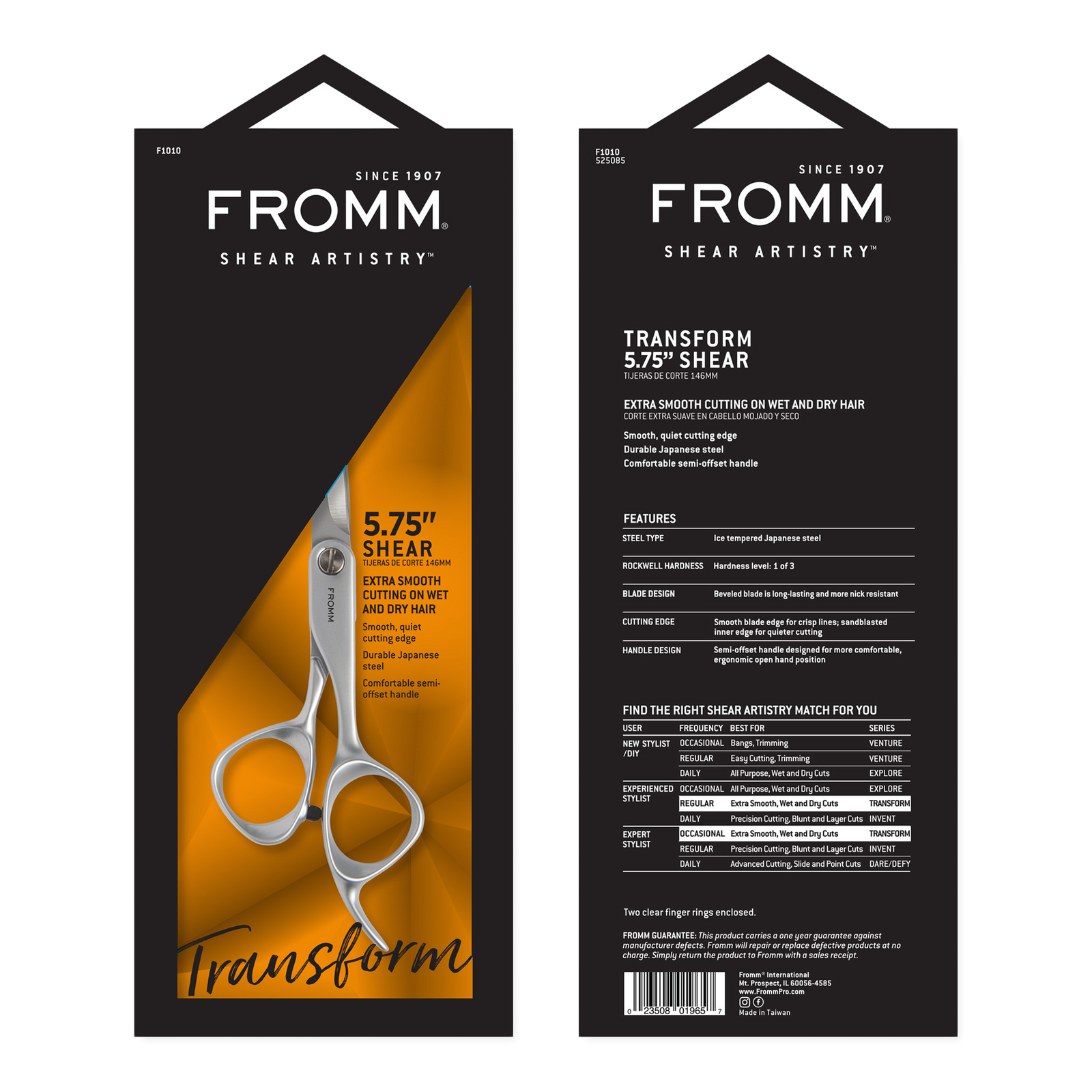 FROMM Transform Hair Cutting (5.75'')