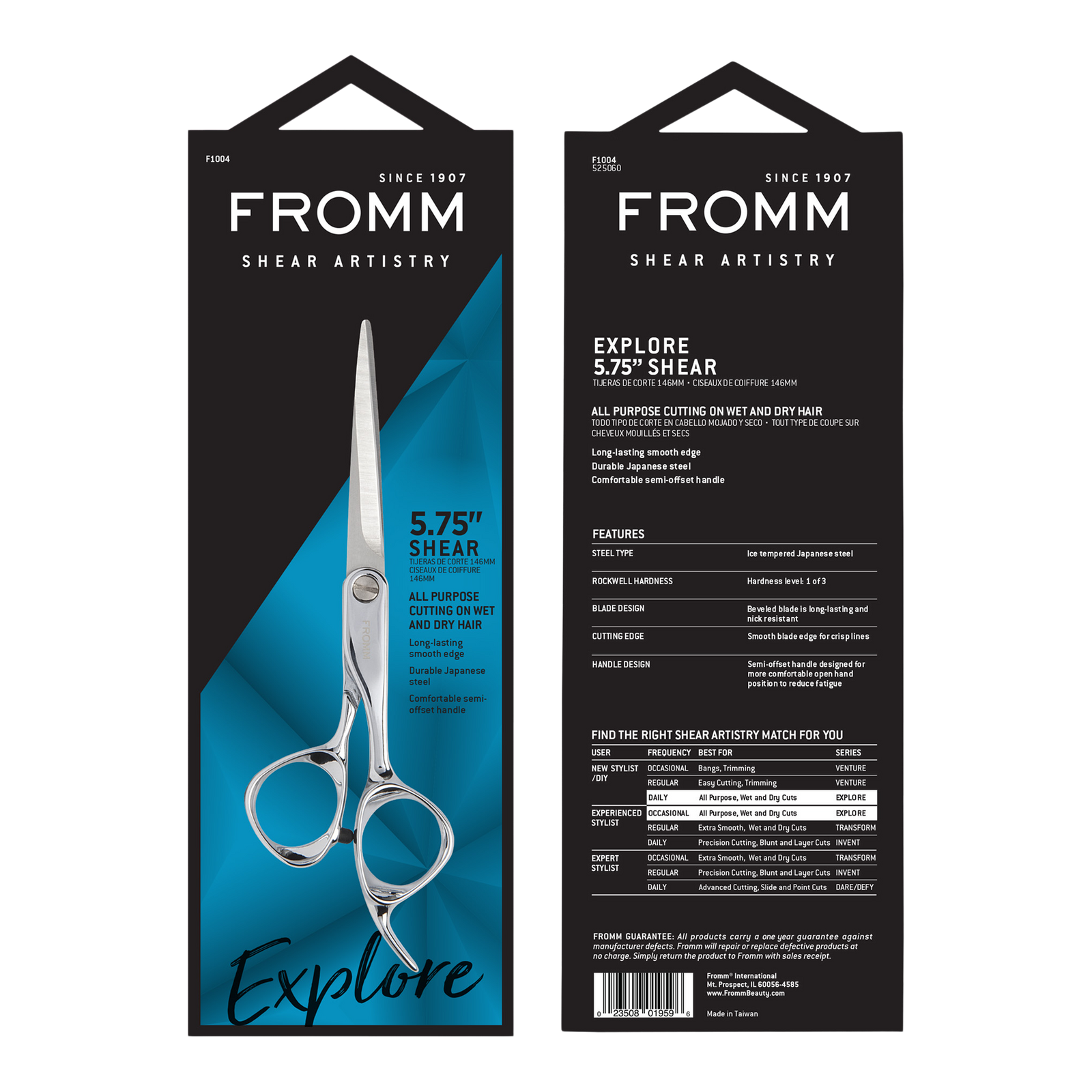 FROMM Explore Hair Cutting (5.75 FROMM Explore Hair Cutting (5.75