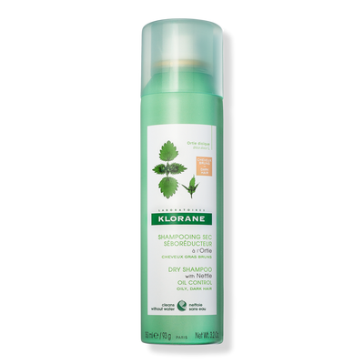 Klorane Oil-Control Dry Shampoo with Nettle for Dark Hair