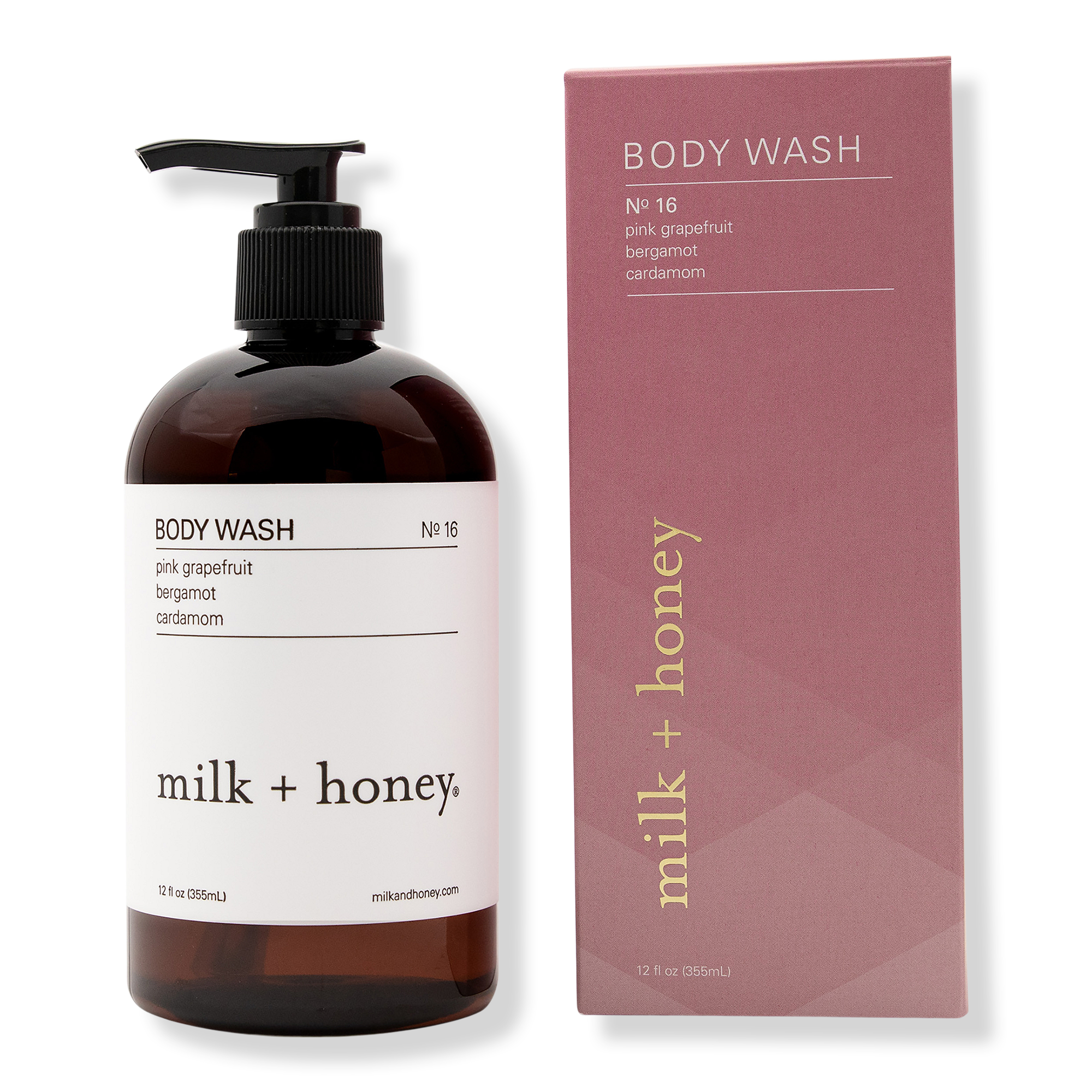 Milk + Honey Pink Grapefruit, Bergamot, Cardamom Body Wash No.16 #1