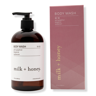 Milk + Honey Pink Grapefruit, Bergamot, Cardamom Body Wash No.16