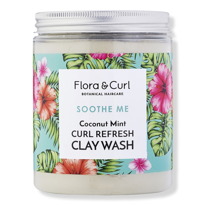 Flora & Curl Coconut Mint Curl Refresh Clay Wash #1