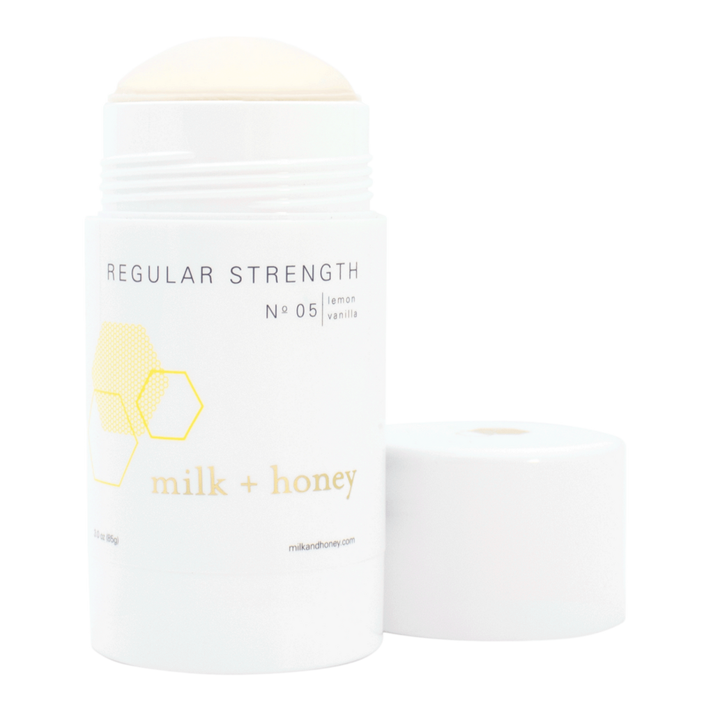 Lemon, Vanilla Regular Strength Deodorant No.05 - Milk + Honey