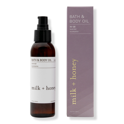 Milk + Honey Lavender, Eucalyptus Bath & Body Oil No.08