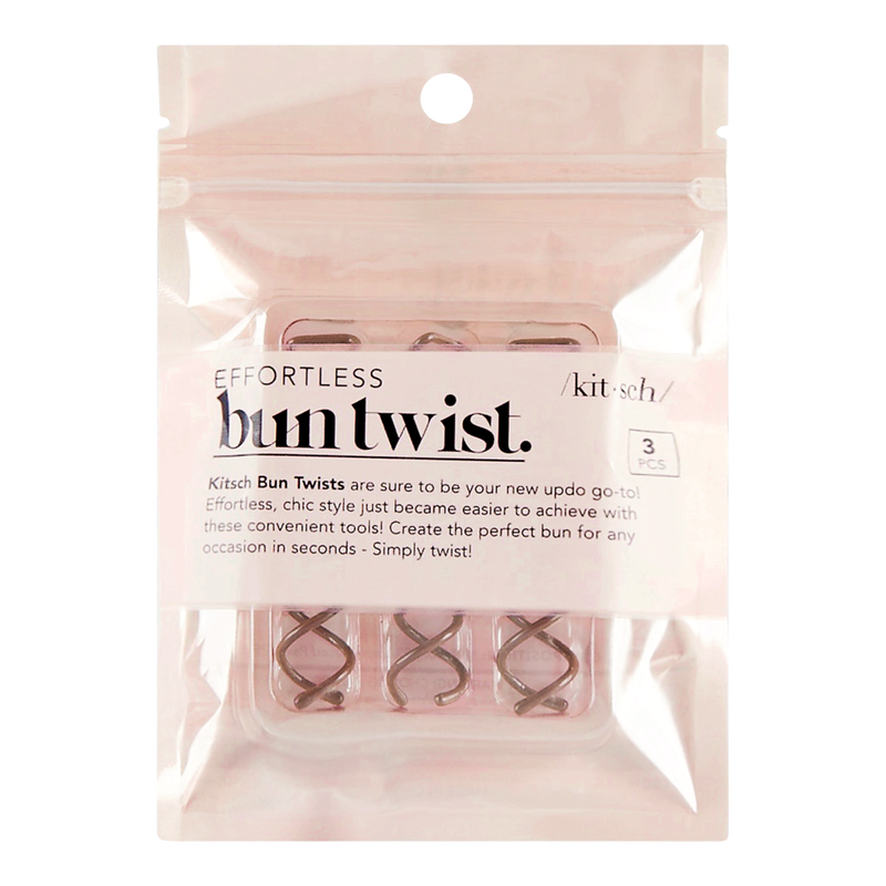 Kitsch Brown Bun Twists #4