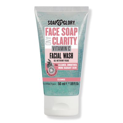 Soap & Glory Travel Size Face Soap & Clarity 3-in-1 Daily Vitamin C Facial Wash