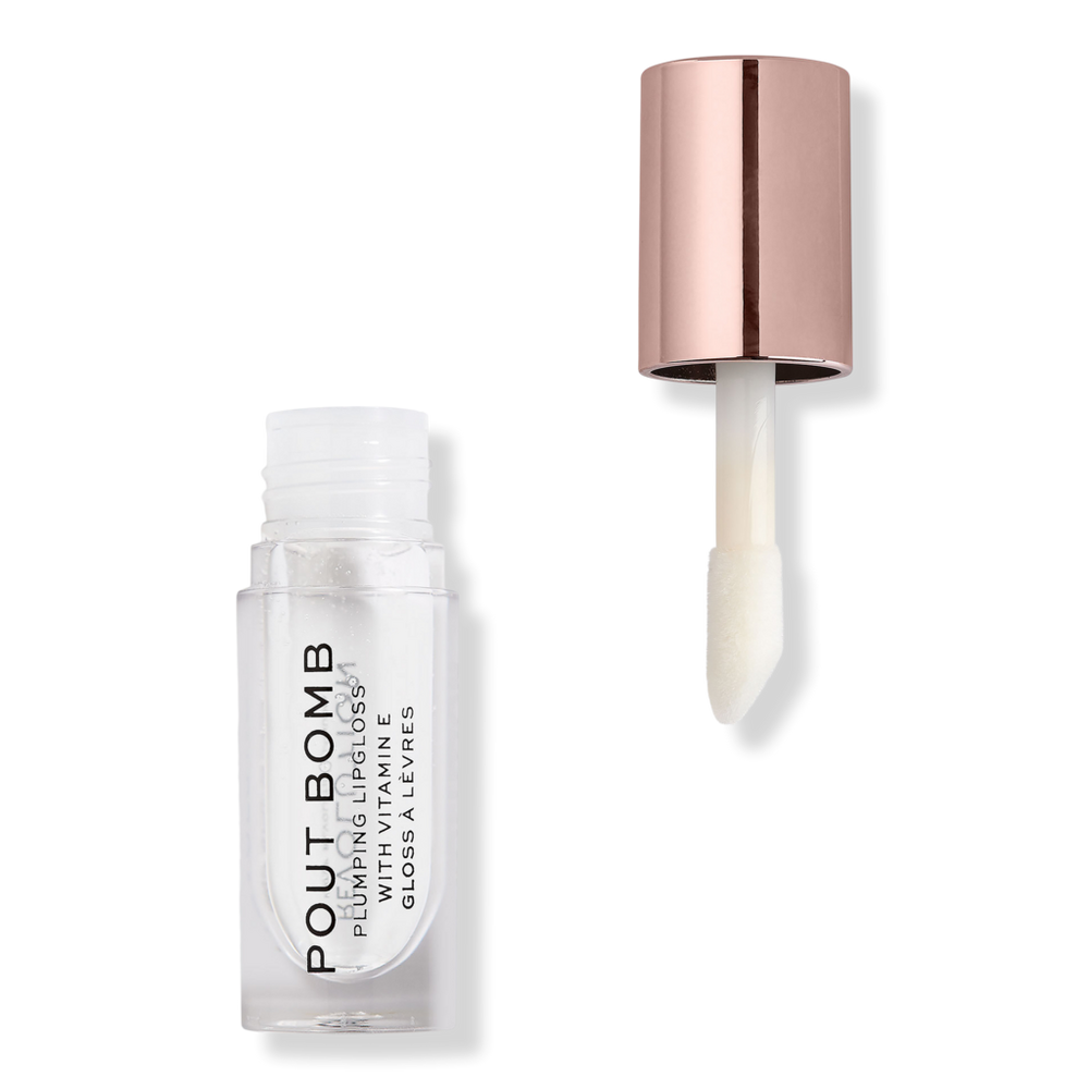 Revolution Beauty Original Pout Bomb Plumping Gloss - Glaze In Brown
