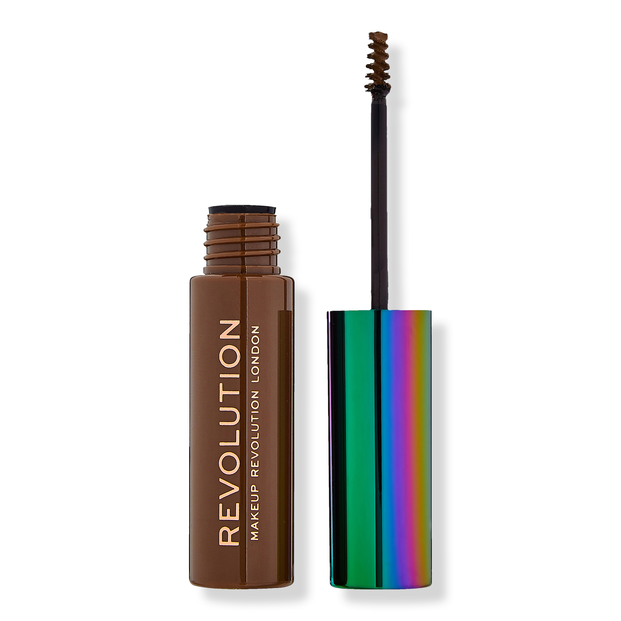 Revolution Brow Gel Aschebraun – Mit Avocadoöl, Für Definierte & Gepflegte Augenbrauen