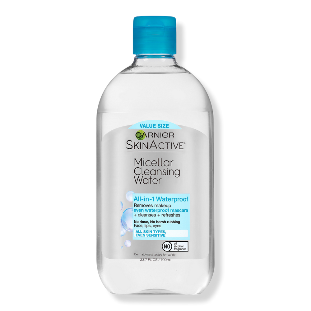 Garnier Skinactive Micellar Cleansing Water All-in-1 Cleanser & Waterproof Makeup Remover - 23.7 oz
