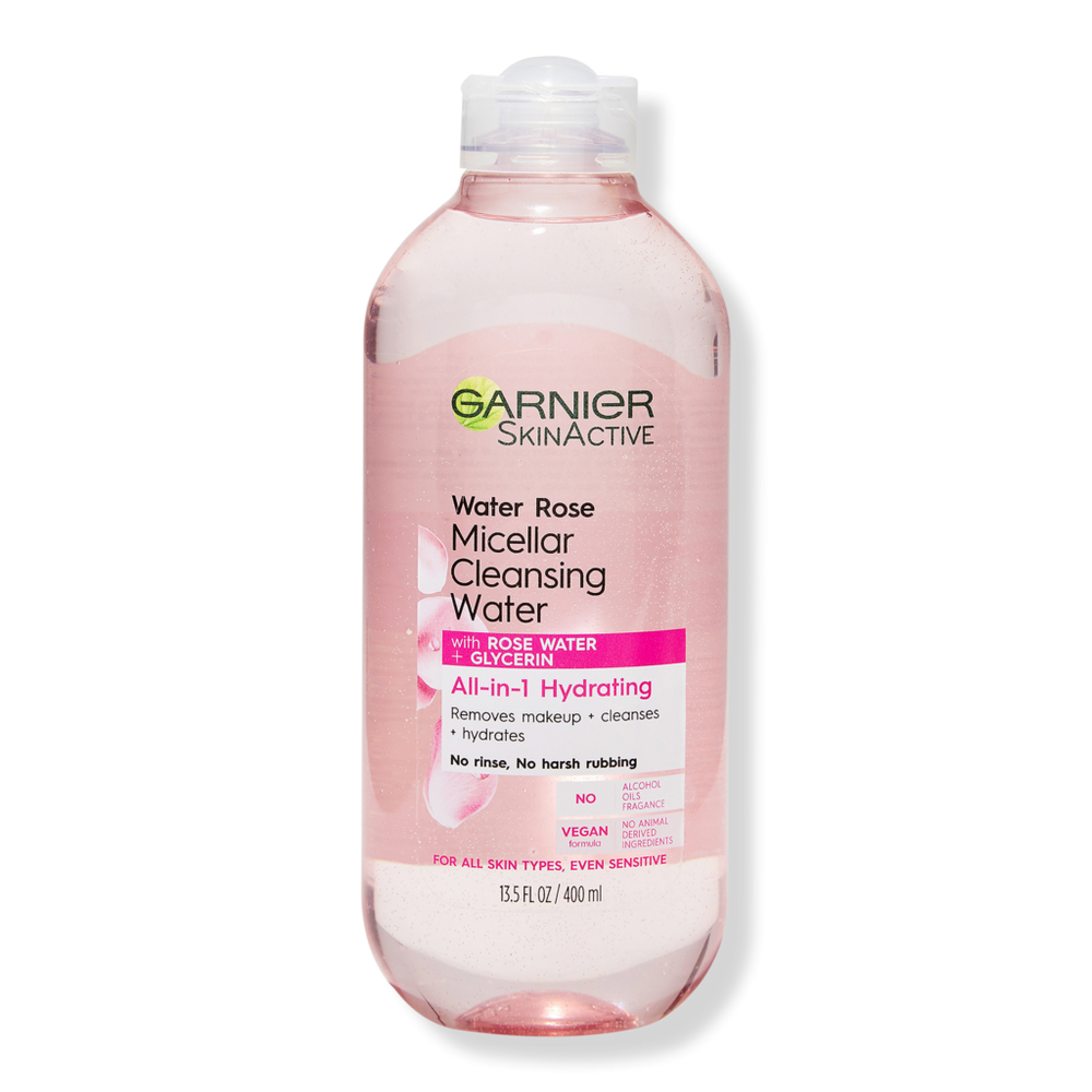Garnier Skinactive Micellar Cleansing Water With Rose Water - 13.5 oz