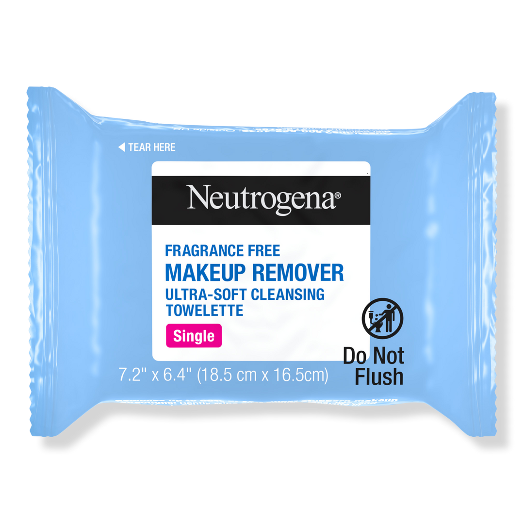 Neutrogena Makeup Remover Cleansing Towelettes, Fragrance Free Singles #1