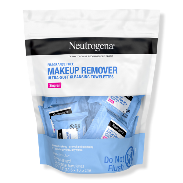 Neutrogena Makeup Remover Cleansing Towelettes, Fragrance Free Singles #1