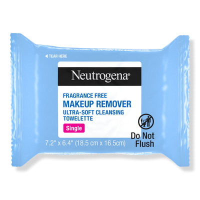 Neutrogena Makeup Remover Cleansing Towelettes, Fragrance Free Singles