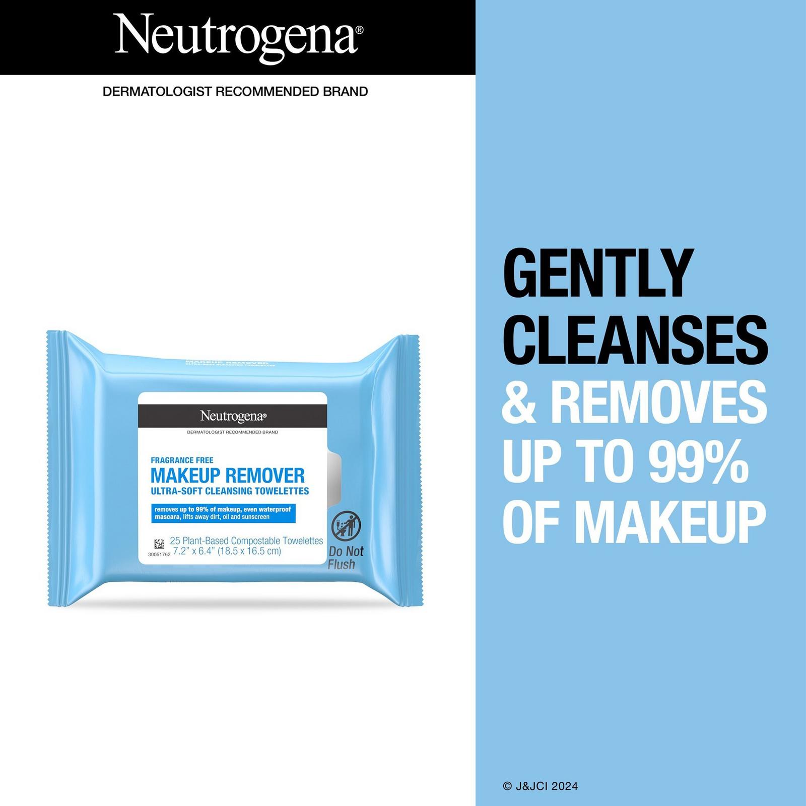 Makeup Remover Cleansing Towelettes, Fragrance Free Singles