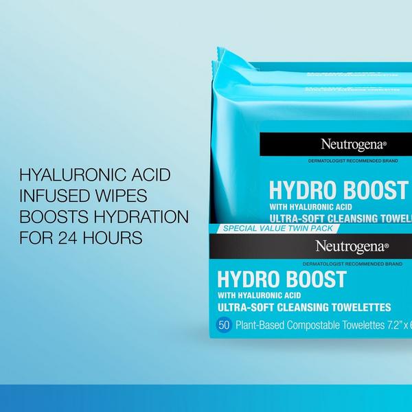 Neutrogena Hydro Boost Facial Cleansing Wipes #5
