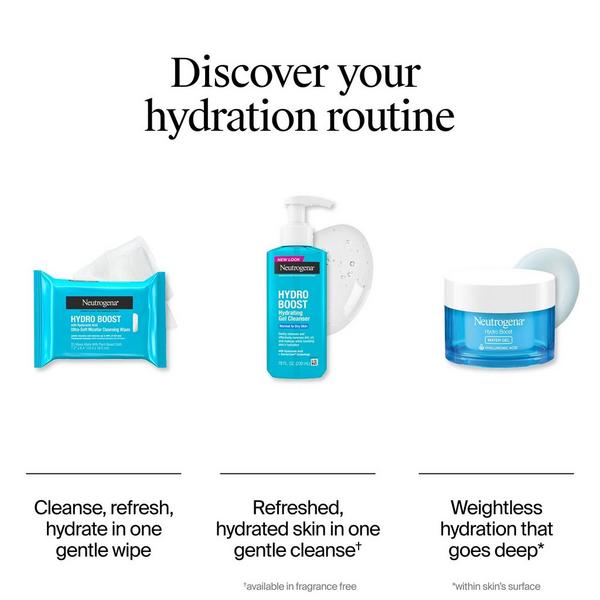 Toallitas limpiadoras faciales Hydro Boost 6