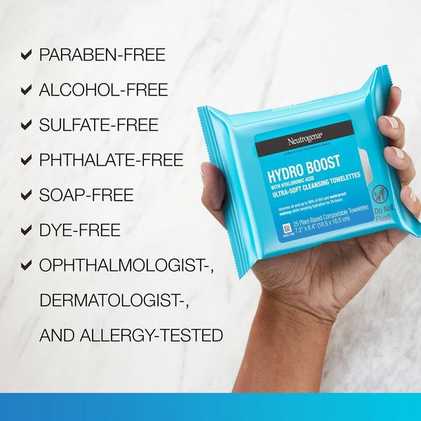 Neutrogena Hydro Boost Facial Cleansing Wipes #7
